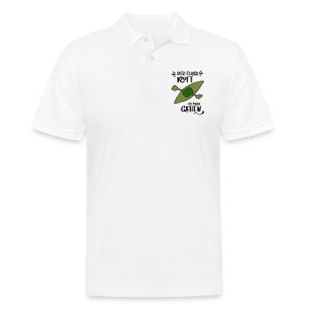 FLUSS RUFT KANU KAYAK WILDWASSER GEHEN SEE MOTIV - Männer Poloshirt - Weiß - Vorne - Kai (181cm)