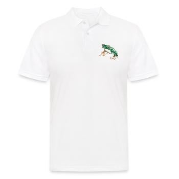 Tree Frog Graphic Aquatic Amphibian Frog Lovers - Men's Polo Shirt - white - Front - Kai (181cm)