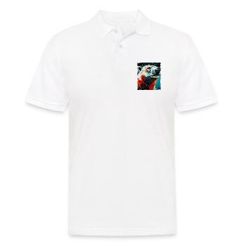 Portrait d’ours polaire Ours polaire - Polo Homme - blanc - Devant - Kai (181cm)