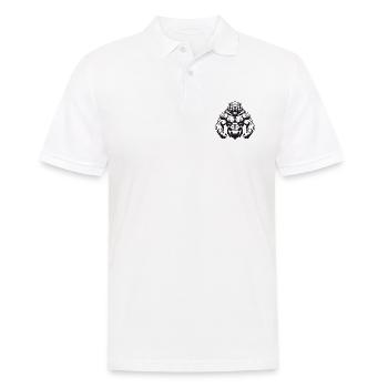 Musculation des muscles de l’ours grizzly - Polo Homme - blanc - Devant - Kai (181cm)