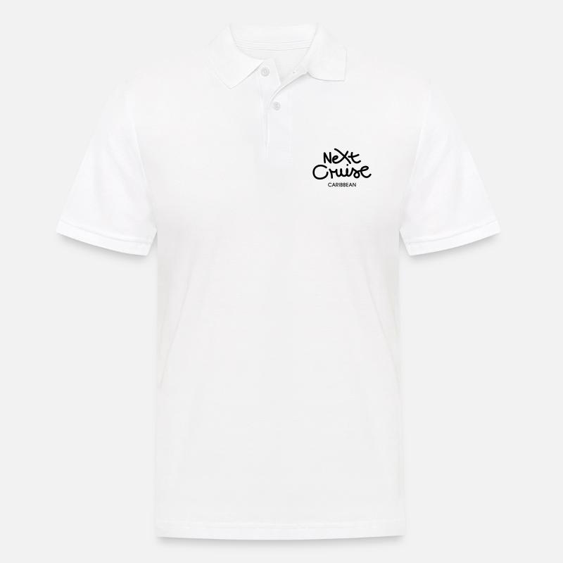 Nächste Reise Karibik - Männer Poloshirt - Weiß