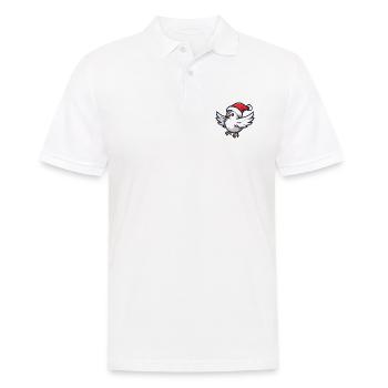 Dove Bird Christmas - Men's Polo Shirt - white - Front - Kai (181cm)