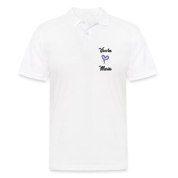 FUTURE MARIEE. EVJF. MARIEE. TEAM. TEAM MARIEE - Polo Homme - blanc - Devant - Kai (181cm)