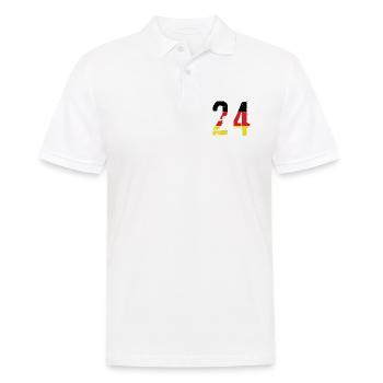 Maillot 24 Numéro Allemagne - Polo Homme - blanc - Devant - Kai (181cm)