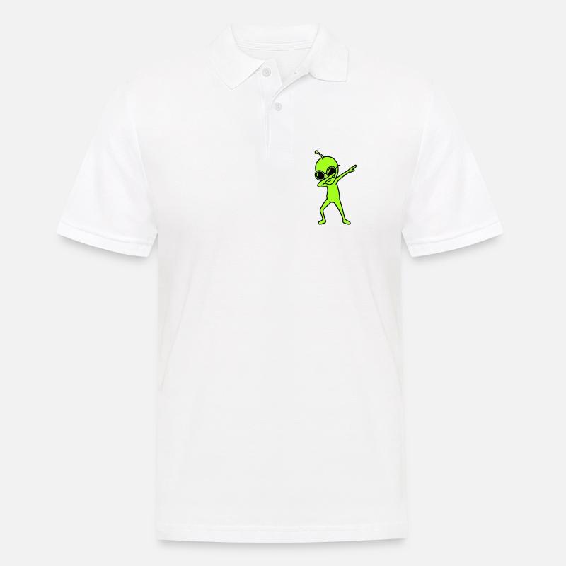 Alien Dab - Polo Homme - blanc