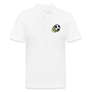 Symbole De Football Feu - Polo Homme - blanc - Devant - Kai (181cm)