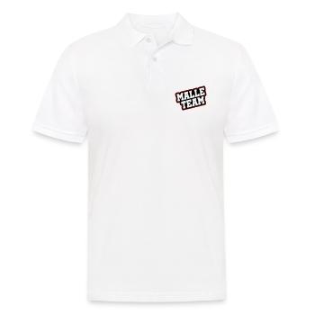 Malle Team - Männer Poloshirt - Weiß - Vorne - Kai (181cm)