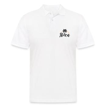 Ibiza Palm - Polo Homme - blanc - Devant - Kai (181cm)
