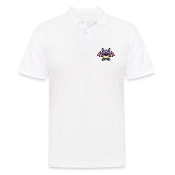 Fledermaus Halloween Comic Lustig - Männer Poloshirt - Weiß - Vorne - Kai (181cm)