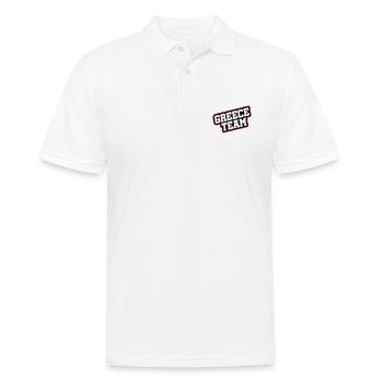 Greece Team - Männer Poloshirt - Weiß - Vorne - Kai (181cm)