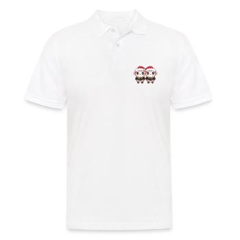 Équipe de Noël des moutons - Polo Homme - blanc - Devant - Kai (181cm)