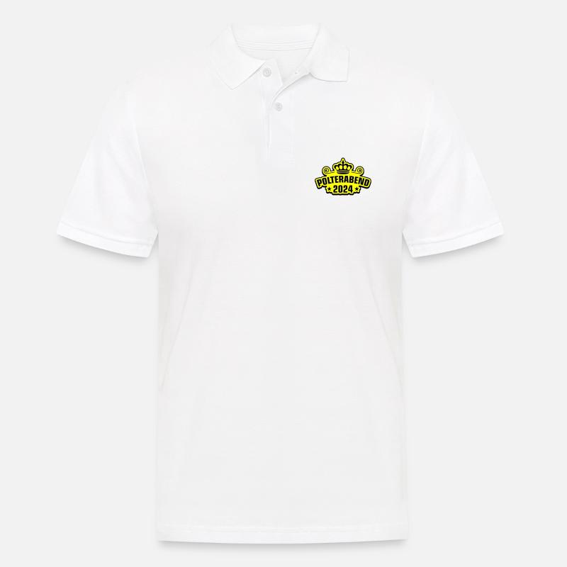 Polterabend 2024 - Männer Poloshirt - Weiß