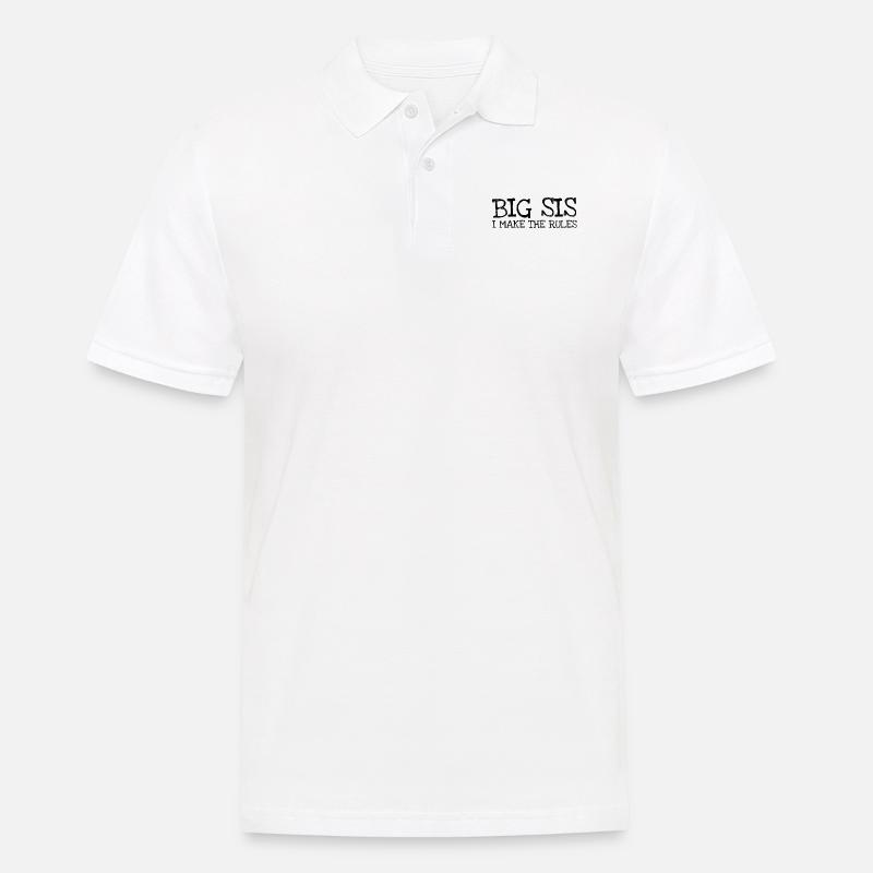 Big Sis je fais les règles - Polo Homme - blanc