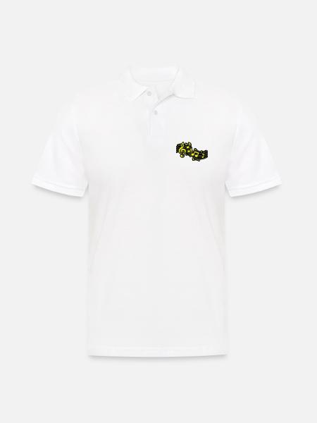 Music Notes Clef Music - Men's Polo Shirt - white