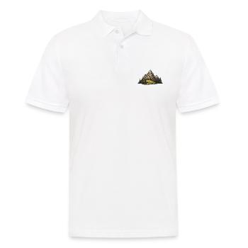 Mountains Landscape - Men's Polo Shirt - white - Front - Kai (181cm)