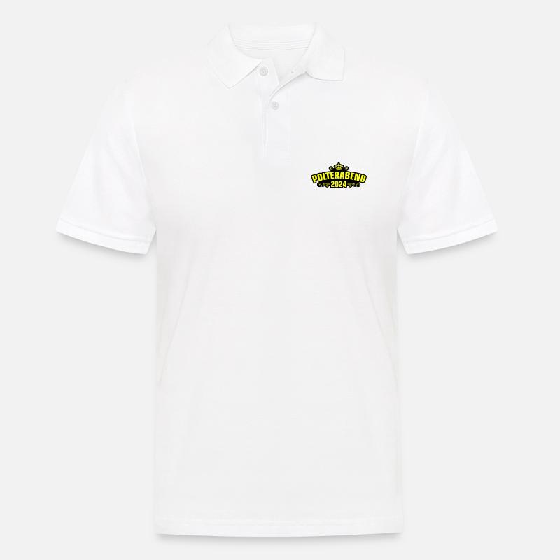 Polterabend 2024 - Männer Poloshirt - Weiß