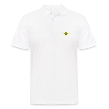 Löwe Symbol König Krone - Männer Poloshirt - Weiß - Vorne - Kai (181cm)