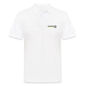 Fussball Symbol Deutschland - Männer Poloshirt - Weiß - Vorne - Kai (181cm)