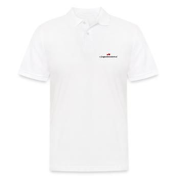 Cœur de fête de poule - Polo Homme - blanc - Devant - Kai (181cm)