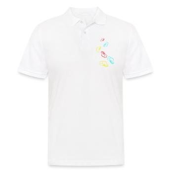 Bread icon symbol - Men's Polo Shirt - white - Front - Kai (181cm)