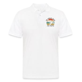 J'Peux Pas J'ai Motocross Cadeau Motard Moto Cross - Polo Homme - blanc - Devant - Kai (181cm)
