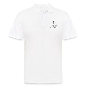 Raie manta élégante en vol - Polo Homme - blanc - Devant - Kai (181cm)