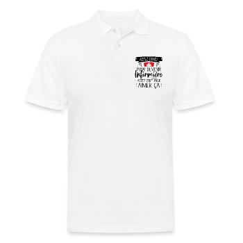 Assez douée pour devenir infirmière cadeau - Polo Homme - blanc - Devant - Kai (181cm)