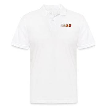 Vintage cloverleaf - Men's Polo Shirt - white - Front - Kai (181cm)