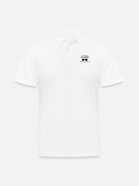 Top geheim agent: humoristische baan - Mannen poloshirt - wit