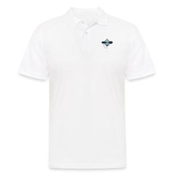 Mountain Lake Diamond Geometry - Men's Polo Shirt - white - Front - Kai (181cm)