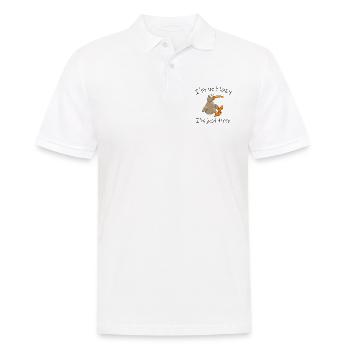 Kiwi oiseau, je ne suis pas paresseux, je suis juste fatigué - Polo Homme - blanc - Devant - Kai (181cm)