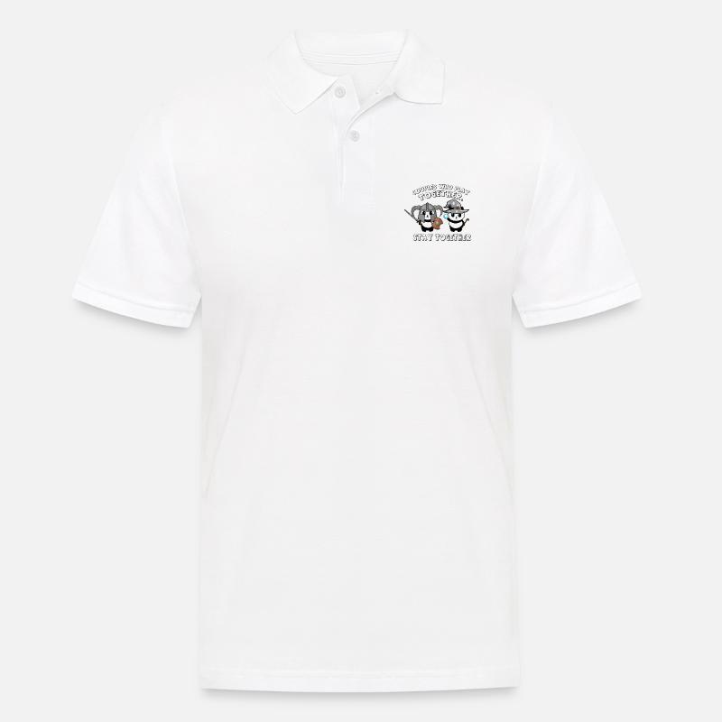 Couples de joueurs Partnerlook Cosplay RPG LARP Gift - Polo Homme - blanc