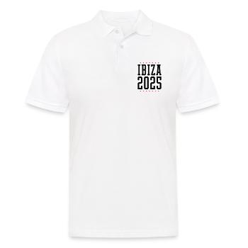 Ibiza 2025 - Men's Polo Shirt - white - Front - Kai (181cm)