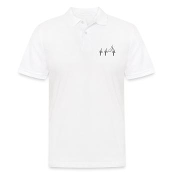 Battement de cœur pour les voiliers à voiles - Polo Homme - blanc - Devant - Kai (181cm)