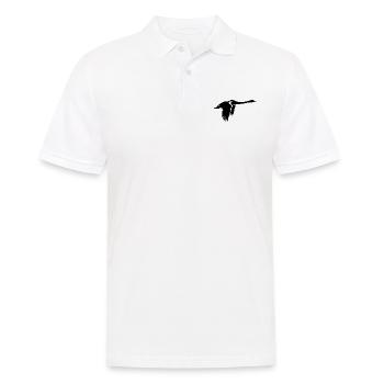 Cygne volant élégant - Polo Homme - blanc - Devant - Kai (181cm)