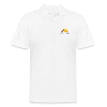 Sun and rainbow - Men's Polo Shirt - white - Front - Kai (181cm)