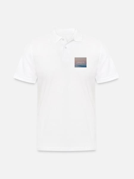 Ich will nur - Philipp Poisel - Männer Poloshirt - Weiß