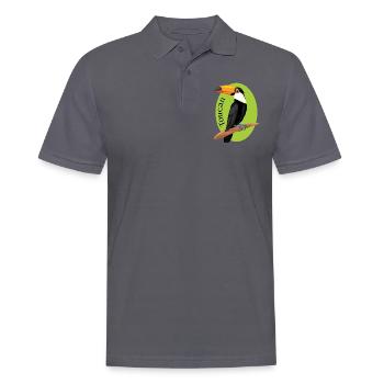 Toucan - Men's Polo Shirt - charcoal grey - Front - Nico (186cm)
