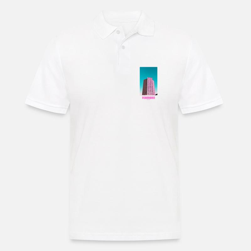 Fehmarn _ Ostsee  - Männer Poloshirt - Weiß