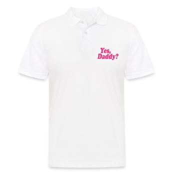 Yes daddy - Polo Homme - blanc - Devant - Kai (181cm)