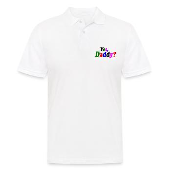 Yes dadddy - Polo Homme - blanc - Devant - Kai (181cm)