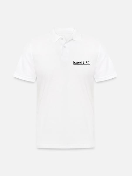 Plaque d’immatriculation Nador ا 50 - Polo Homme - blanc