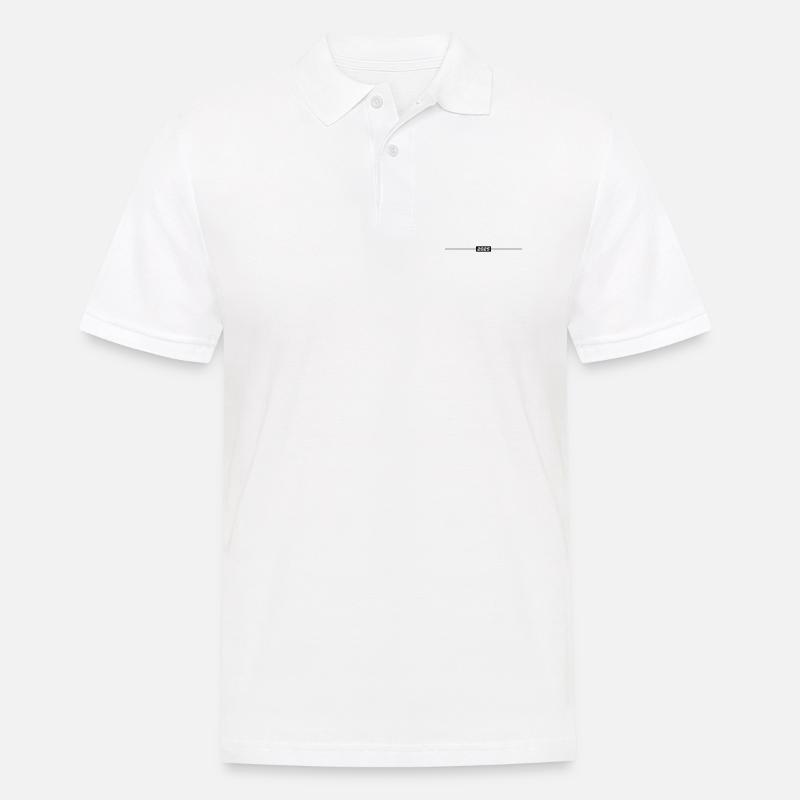 2025 Symbol - Männer Poloshirt - Weiß