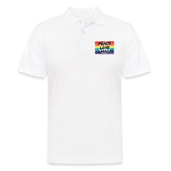 Peace. Love. Camogie - Men's Polo Shirt - white - Front - Kai (181cm)