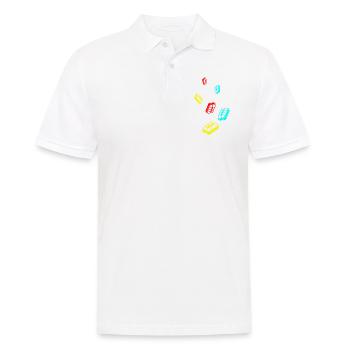Eier symbol - Männer Poloshirt - Weiß - Vorne - Kai (181cm)
