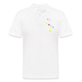 Icône de tube à essai - Polo Homme - blanc - Devant - Kai (181cm)