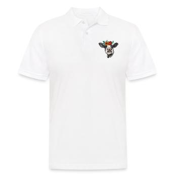 Watercolor Cow - Men's Polo Shirt - white - Front - Kai (181cm)