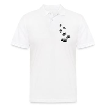 Meat steak symbol - Men's Polo Shirt - white - Front - Kai (181cm)