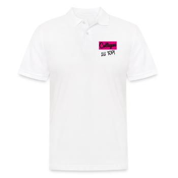 COLLEGUE - Polo Homme - blanc - Devant - Kai (181cm)