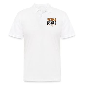 Baseball Fan Catcher Vintage Wanna - Männer Poloshirt - Weiß - Vorne - Kai (181cm)